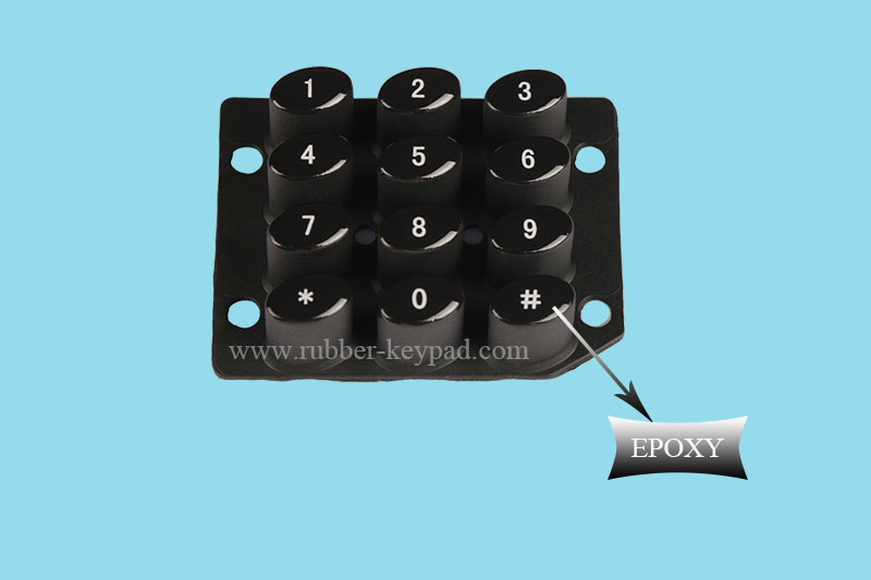 Epoxy Rubber Keypad Epoxy Rubber Keypad