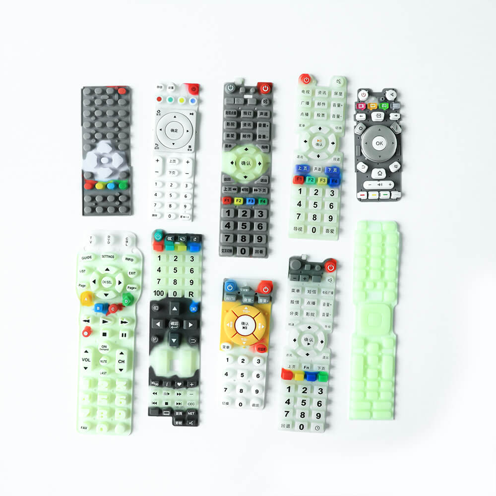 Glow-in-the-dark silicone keypad Glow-in-the-dark silicone keypad