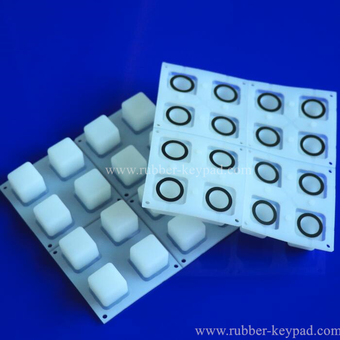 Transparent Clear Silicone Button