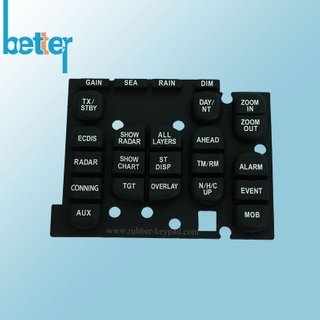 Elstomer Plastic Rubber Laser Etched Switches
