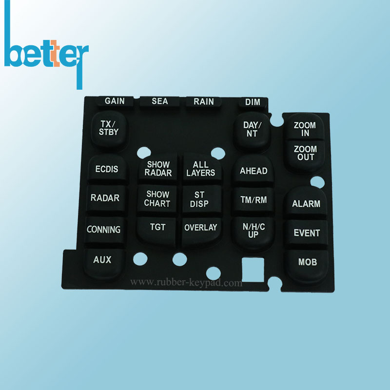 Rubber Laser Etched Switches