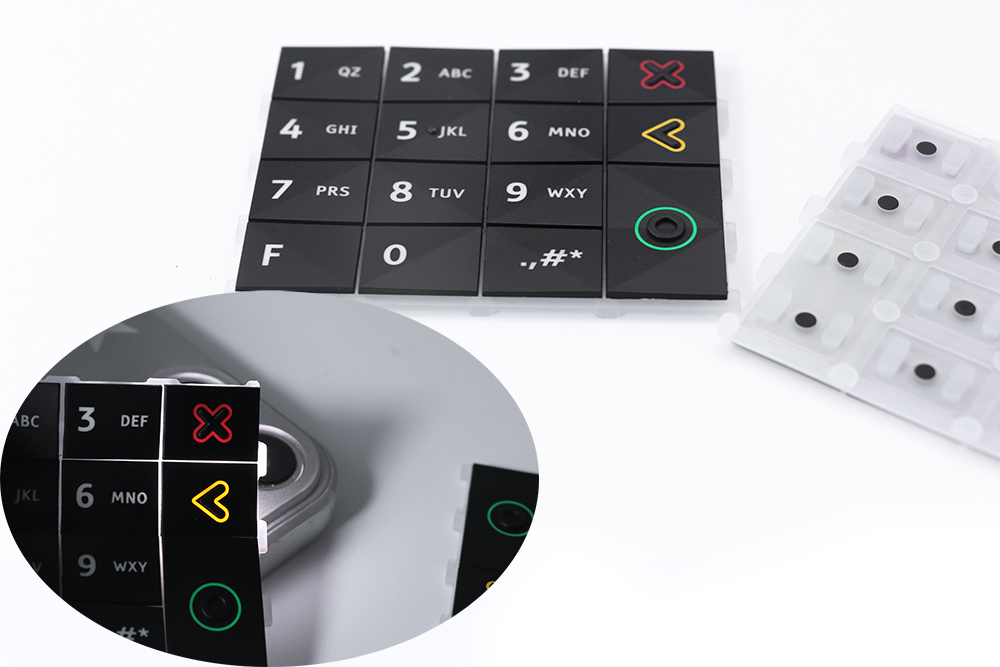 Plastic with Rubber keypad | P+R Keypad