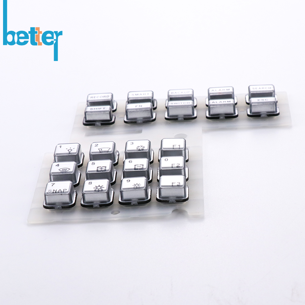 Plastic Cap with Rubber Keypad