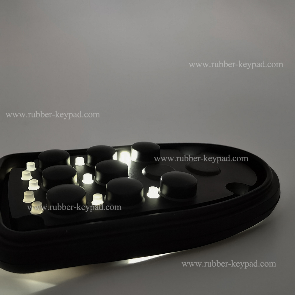 What Are the Options for the Backlighting of the Electronic Silicone Rubber Keypad?