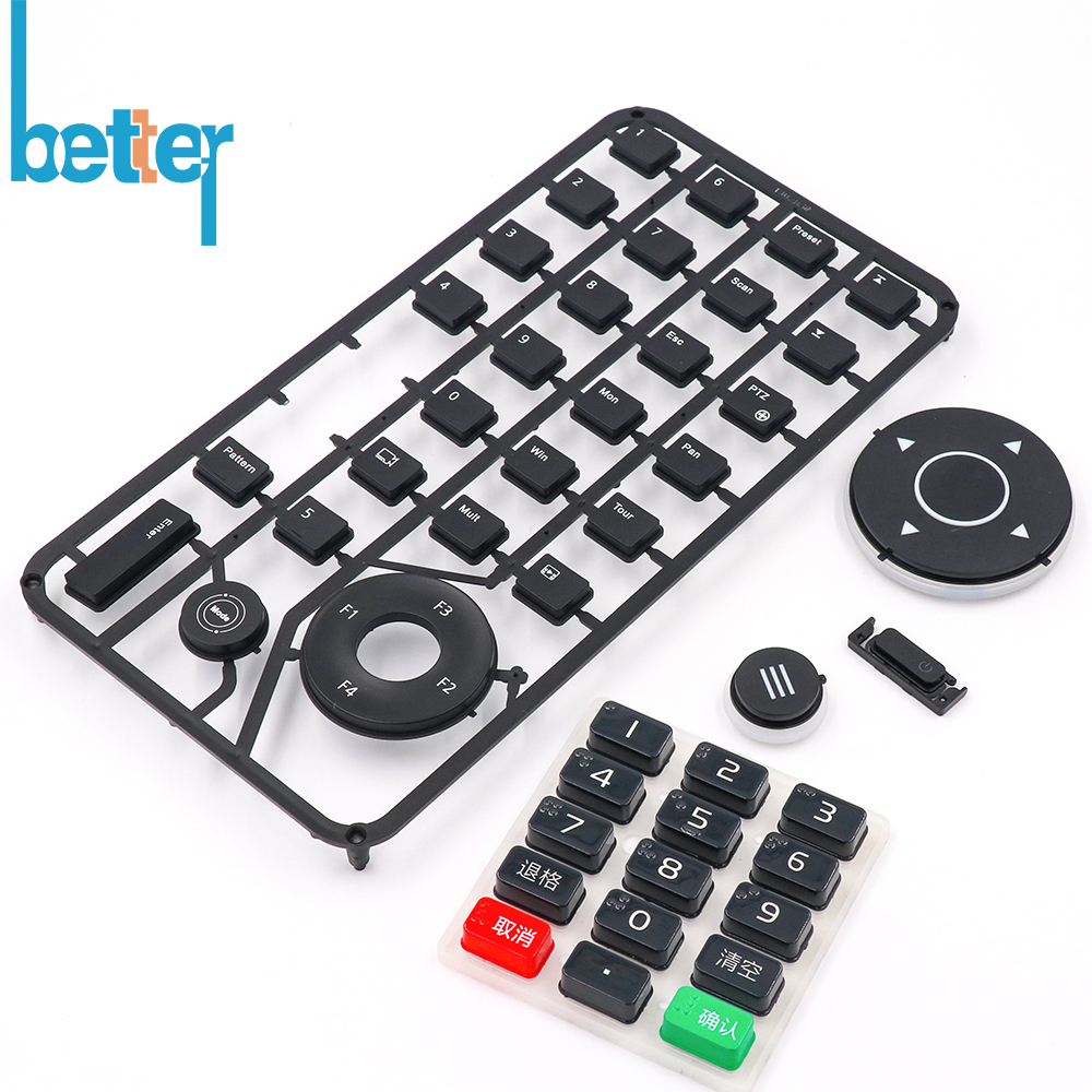 Plastic Cap with Rubber Keypad