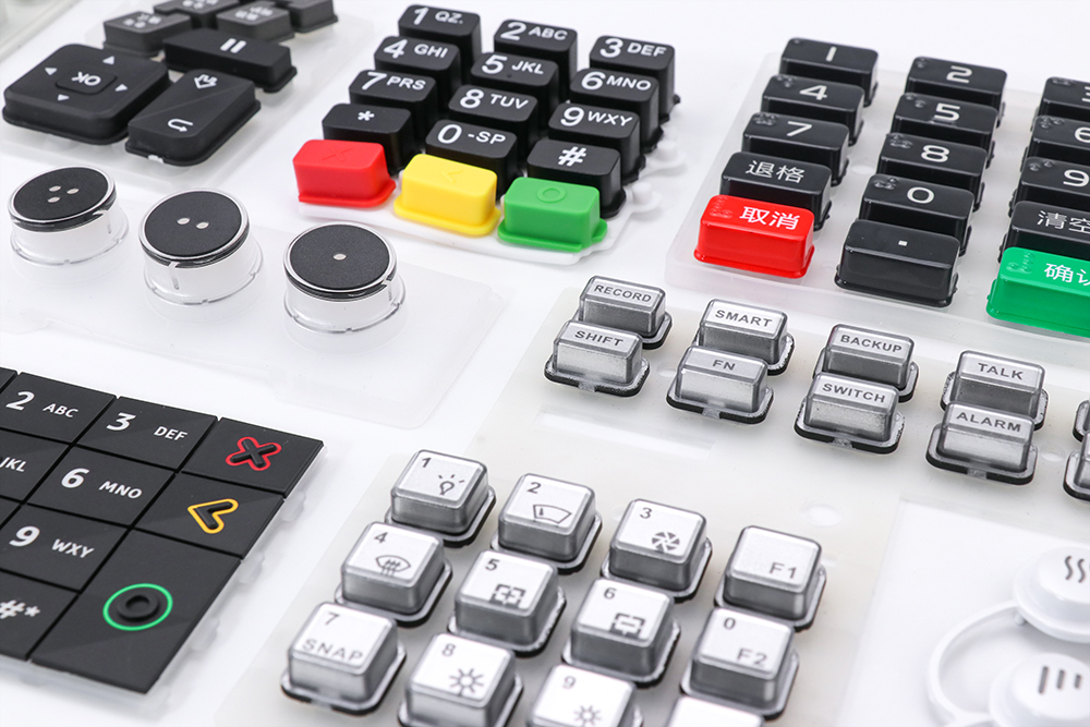 Plastic with Rubber keypad