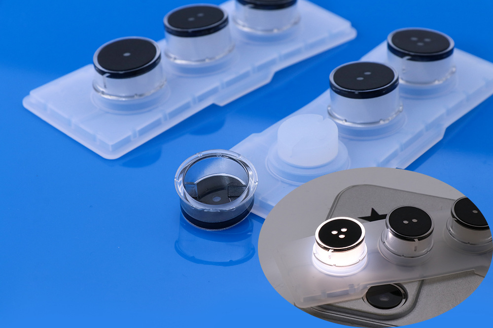 Overmolded P+R keypad