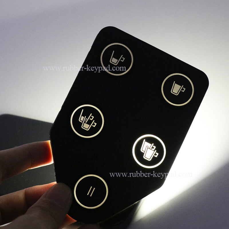 Backlit Silicone Button Pad