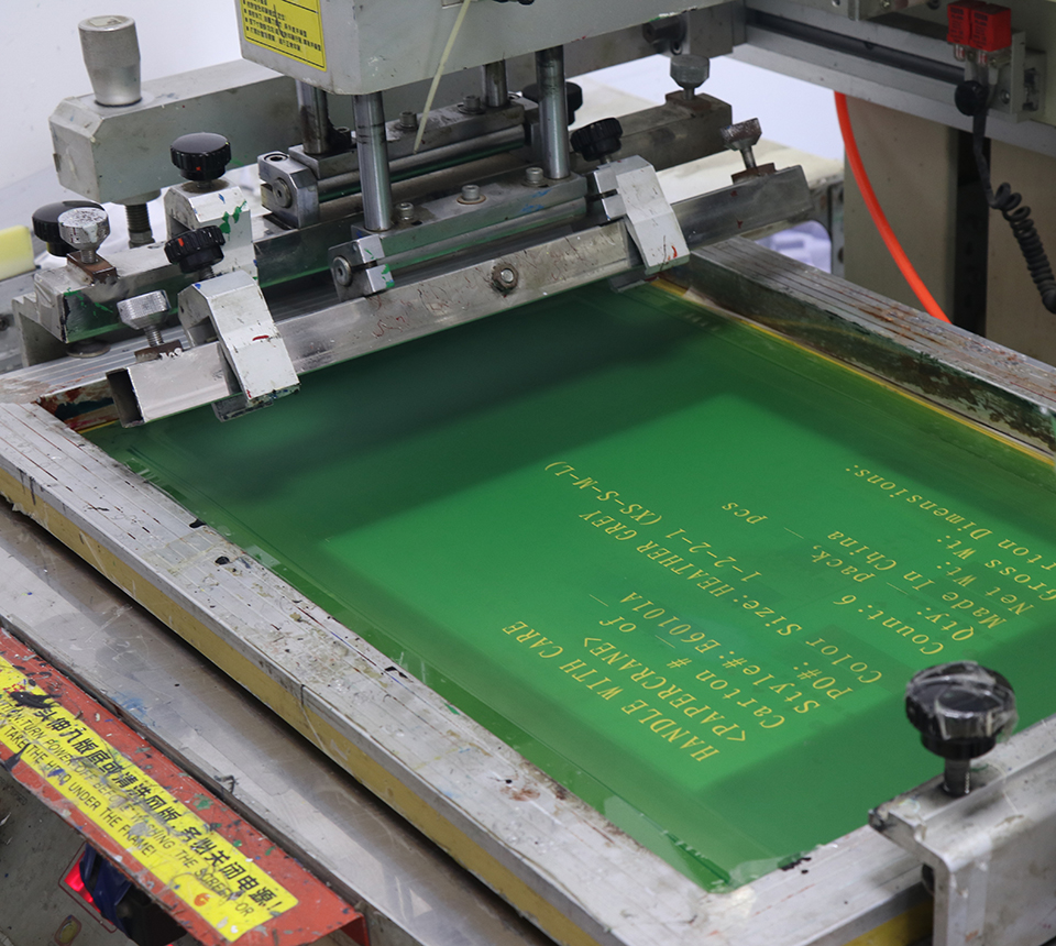 graphic overlay silk screen printing