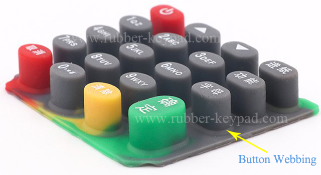 Plastic Silicone Keypad