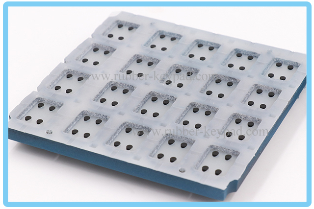 Silicone Switch Button with Carbon Pill