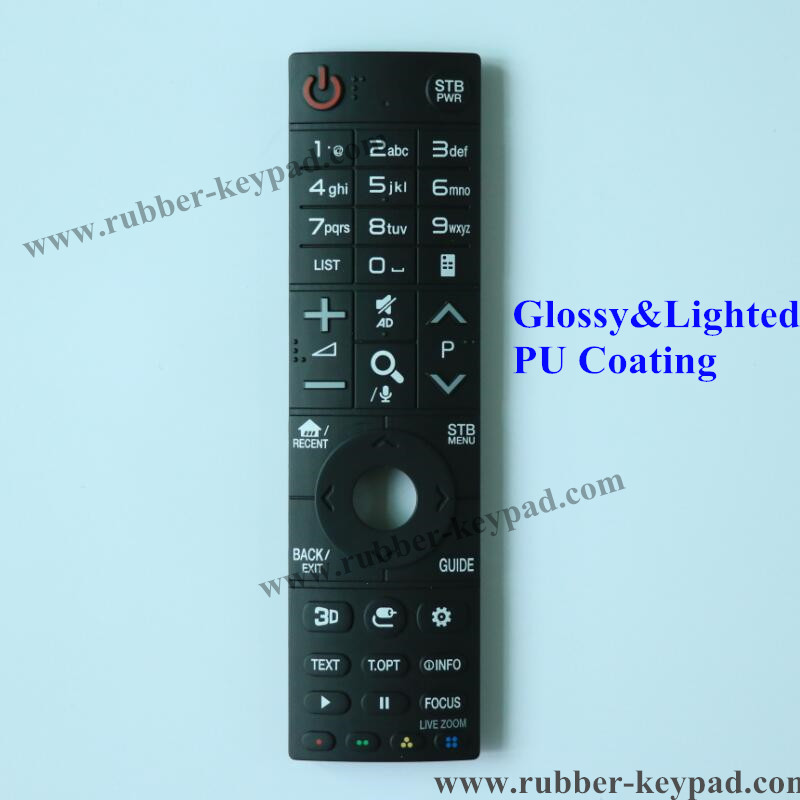 PU Coated Rubber Keypad