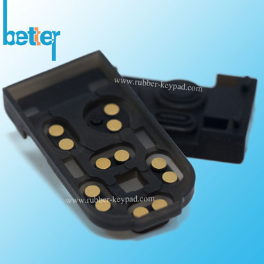 Silicone Keypad with golden pill