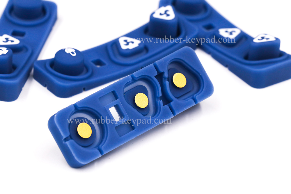 conductive silicone button pad