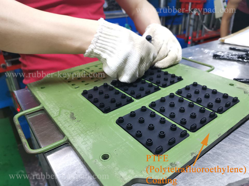 fluorosilicone rubber keypad mold