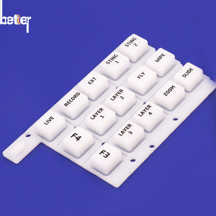 Oil Coating Silicone Keypad