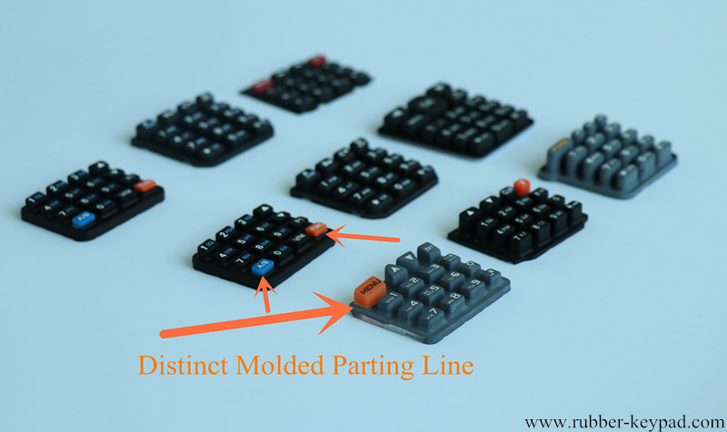 Overmolded Rubber Keypad