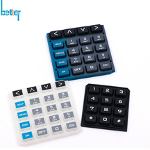 Silicone Rubber Keymat With Backlit Effect