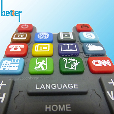 Dual & Double Hardness Rubber Keypad