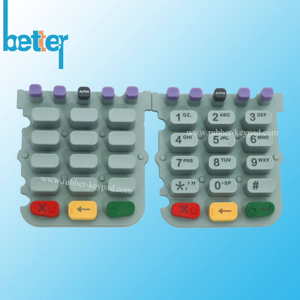 PU Coated Silicone Keypad