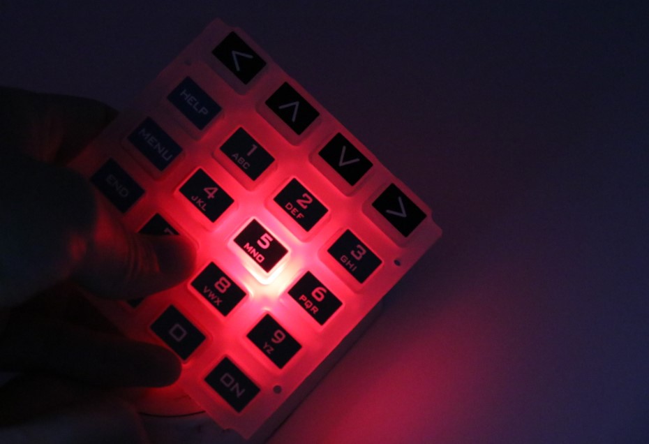 silicone rubber button pad