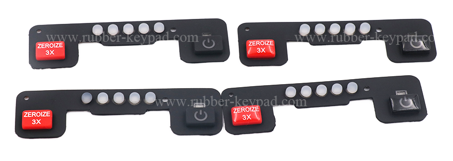 Silicone rubber keypad prototype