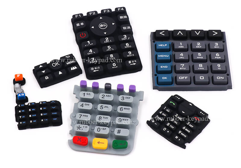 Rubber Buttons for Electronics