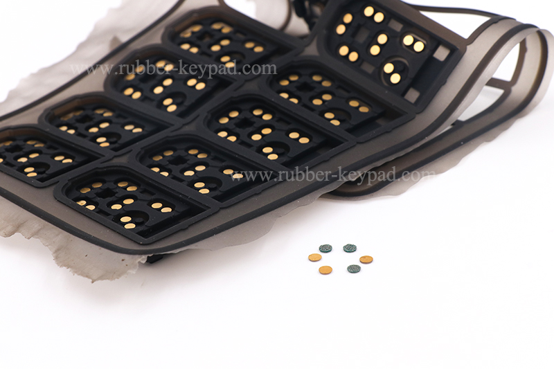 metal pills rubber button