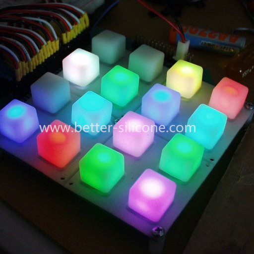 Transparent 4x4 Silicone Backlight Keypad