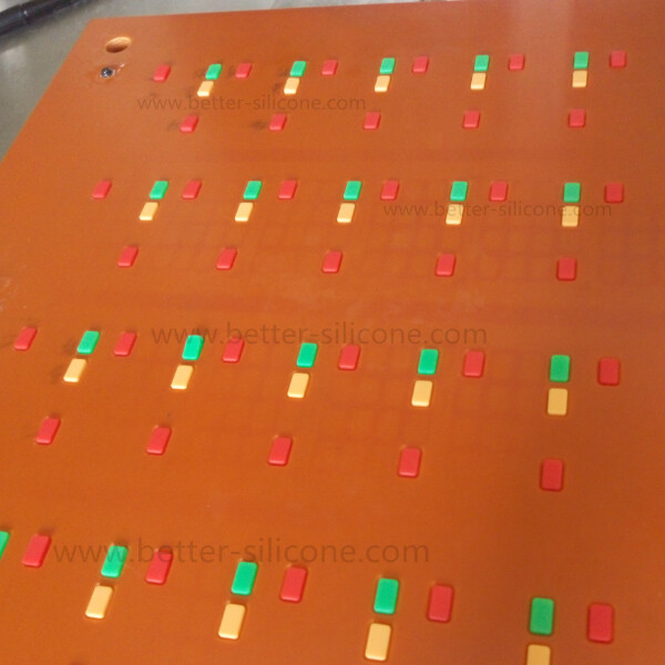 Dual Durometer Silicone Keyboard