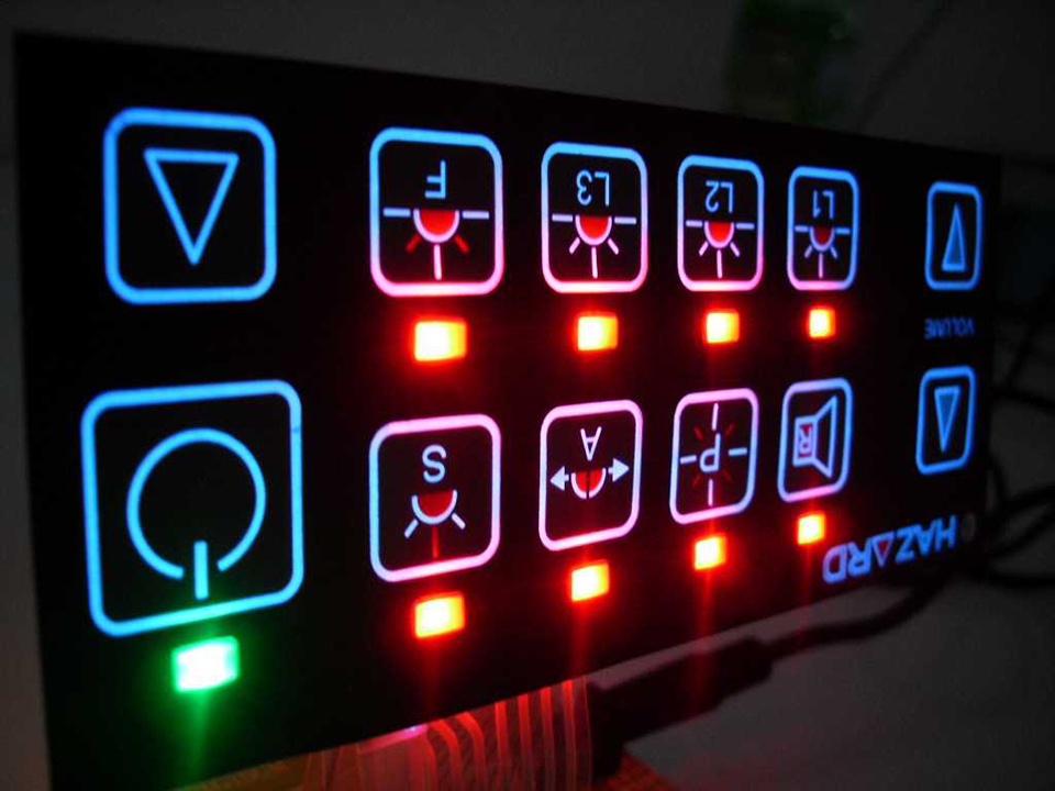 backlight membrane keyboard