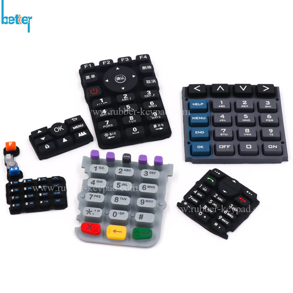 Backlit Rubber Keypad with PU Coating