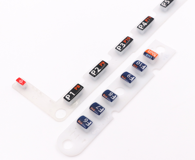 Rubber Keypad with Epoxy Coating