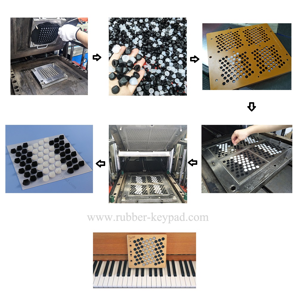 Overmolded Rubber Keypad