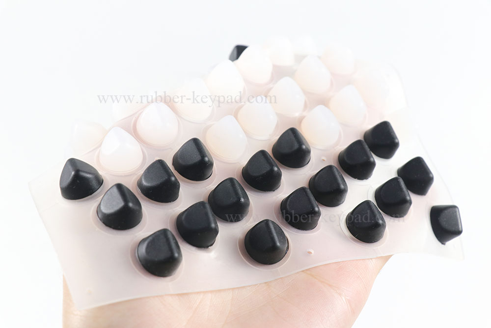 Dual Durometer Rubber Keypad