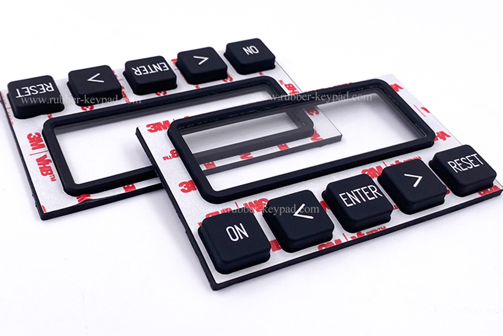 3M self-adhesive waterproof silicone keyboard