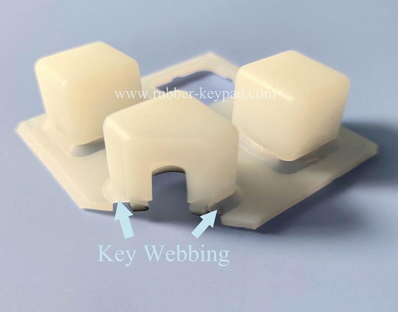 Why silicone rubber keypad button stuck?
