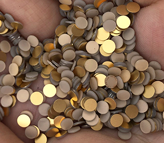 Silicone Golden Pill Auto Keyboard