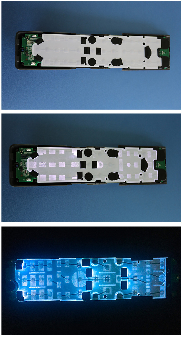 LGF illumination rubber remote control keyboard