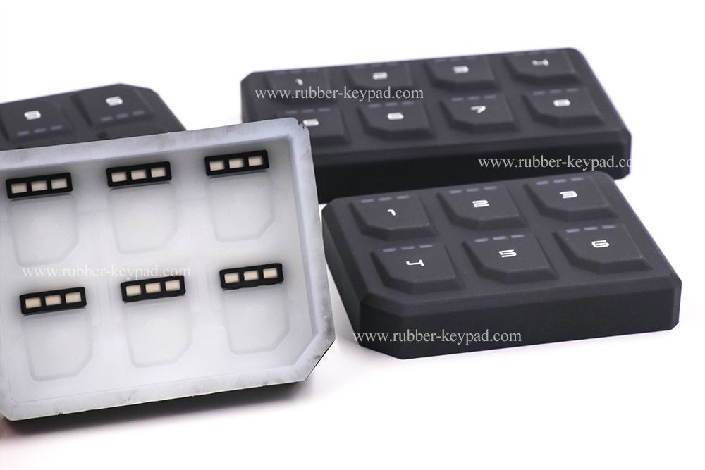 backlit silicone keyboard light block