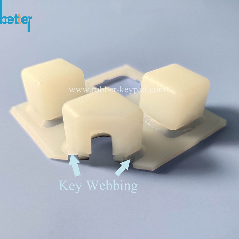 Rubber Button Key Webbing