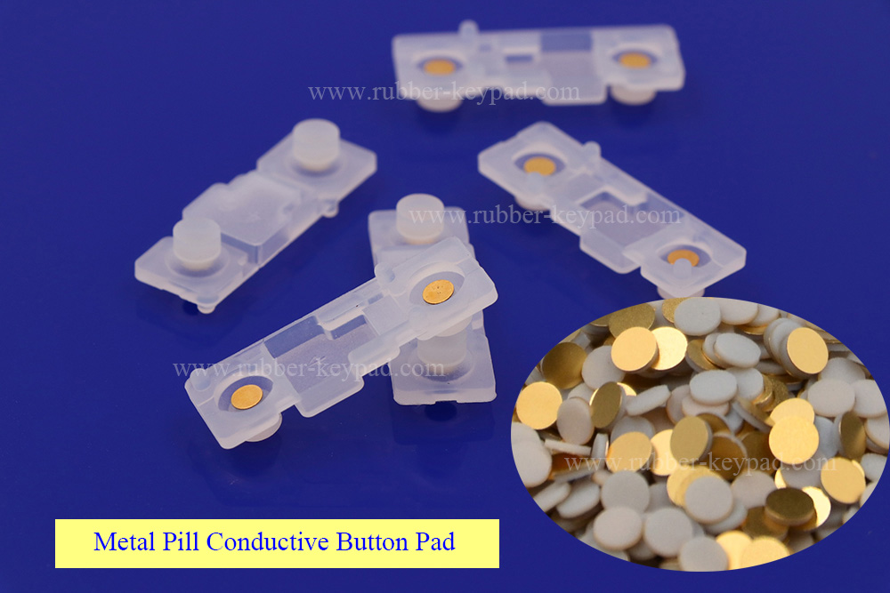 Gold Pill Automotive Push Button