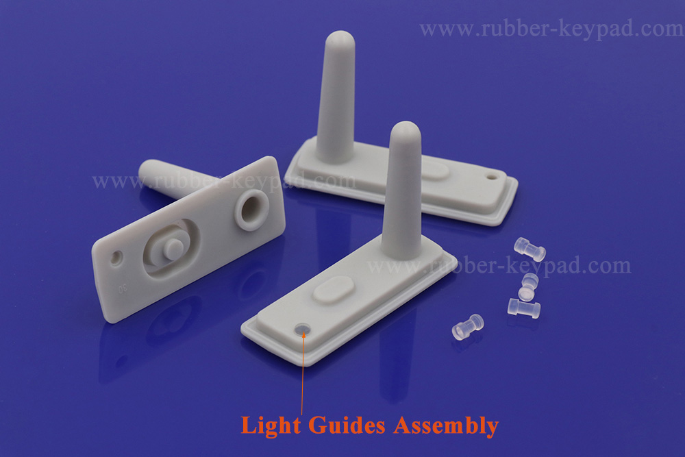 silicone light pipes rubber contact