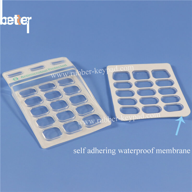 Back Self Adhesive Rubber Pad Buttons from China Manufacturer