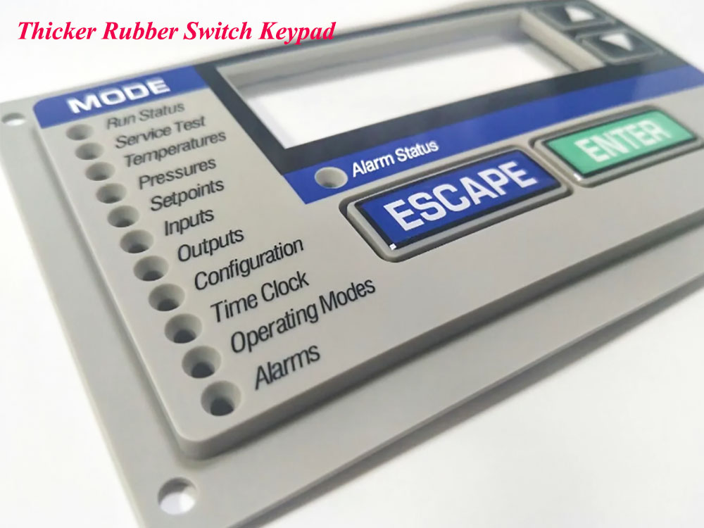 Bubble & Airpocket & Air Traces in silicone switch keypad