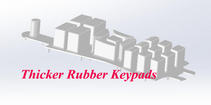 Air pockets in Silicone switch buttons