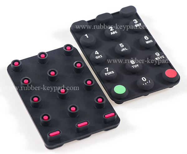 Fluorosilicone FVMQ Rubber Keyboard | Solvent Resistant Rubber Button Pad