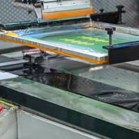 Screen Printing:  Print conductive traces & graphics on membrane keypad.