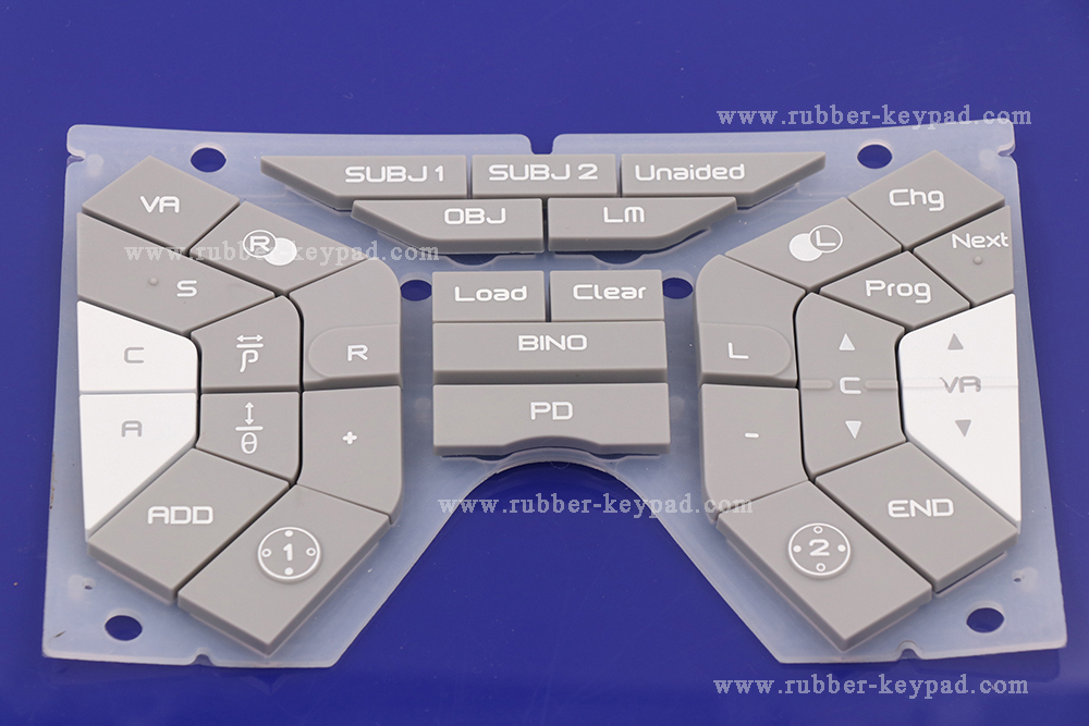 Plastic Rubber Button