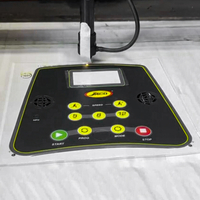 Laser Cutting:  Cut finished membrane keypads to custom shape.